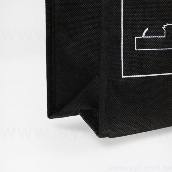 不織布手提立體袋-厚度80G-尺寸W23xH34xD9cm-單面單色可客製化印刷_3